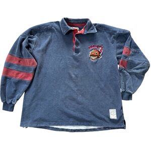 Vintage Cleveland Indians Mirage Long Sleeve T-Shirt Chief Wahoo Men’s M